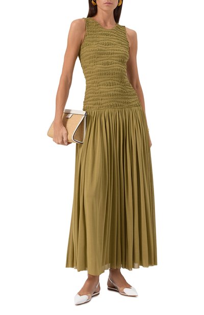 Комбинированные балетки le cœur ALAIA, арт. AA3E047CK150, фото 2