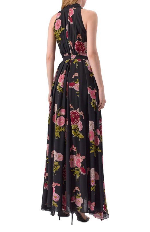 Шелковое платье Giambattista Valli 26SSRVCA5016/30PRI Чёрный  26SSRVCA5016/30PRI Фото 3