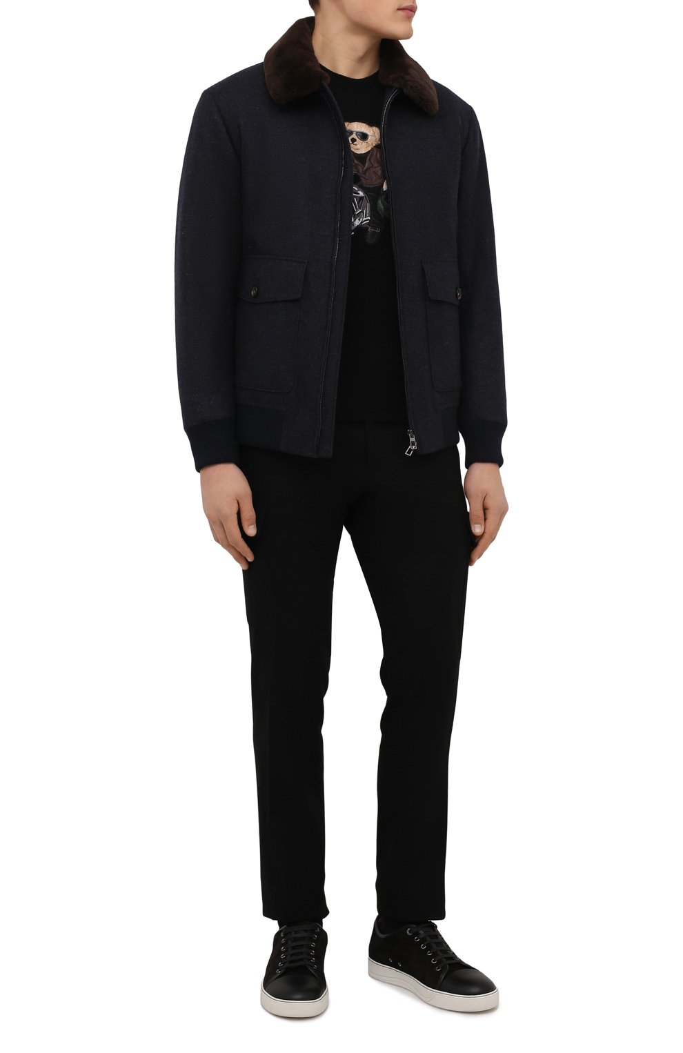 Комбинированные кеды LANVIN, арт. FM-SKDBB1-ANAP-P15, фото 2