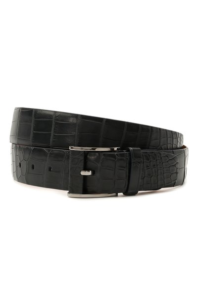 Ремень из кожи крокодила со сменными пряжками ZILLI, арт. MJL-CLAQE-01010/C819/CP0R, фото 1