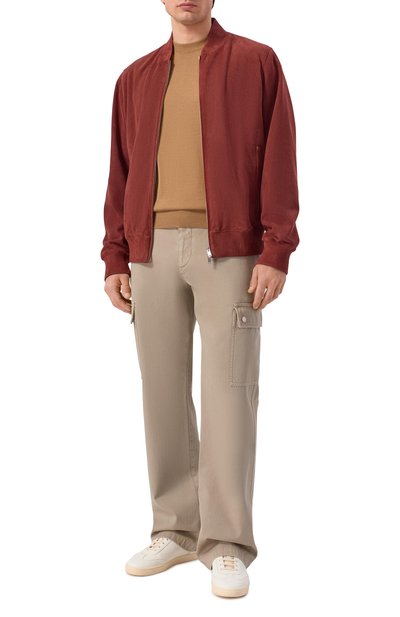 Замшевый бомбер MVST, арт. M26.2PM.L026 BIG SIZE/L016 SUEDE CIRCLE PERF0RATED, фото 2