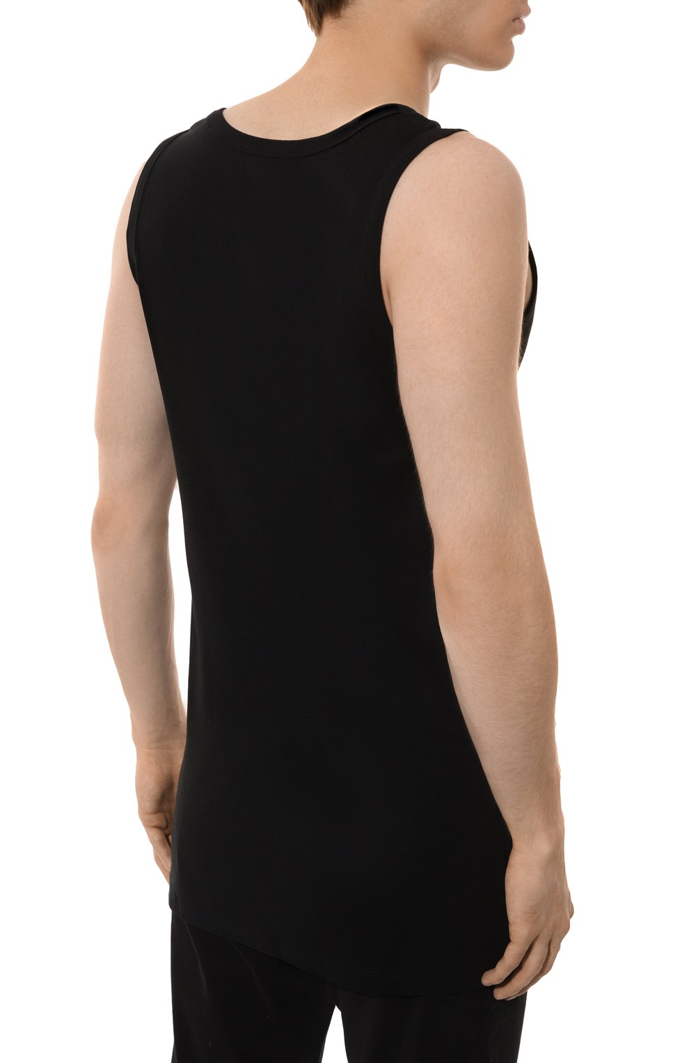 Хлопковая майка ANN DEMEULEMEESTER, арт. C000-M-JT020-12-FA045-099, фото 4