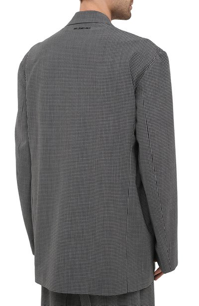 Шерстяной пиджак BALENCIAGA серого цвета по цене 219500 руб., арт. 629328/TIT04, фото 4 Шерстяной пиджак BALENCIAGA, арт. 629328/TIT04, фото 4