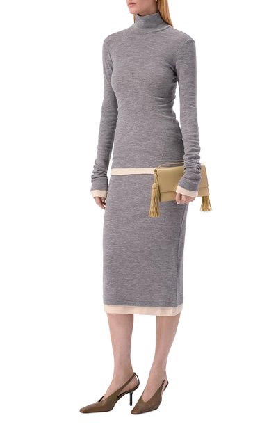 Женская шерстяная юбка JIL SANDER, арт. J40FV0116/J20226