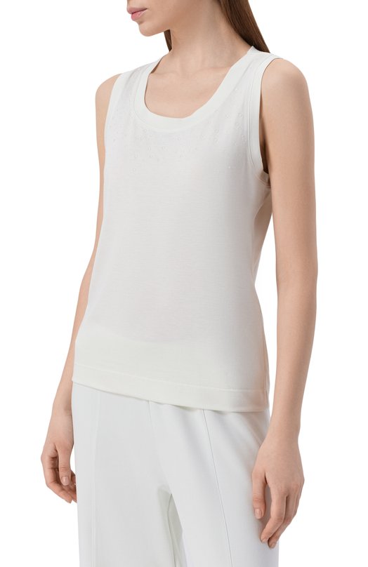 Майка из вискозы EA7 7W001014/AF13919 Зелёный  7W001014/AF13919 Фото 3