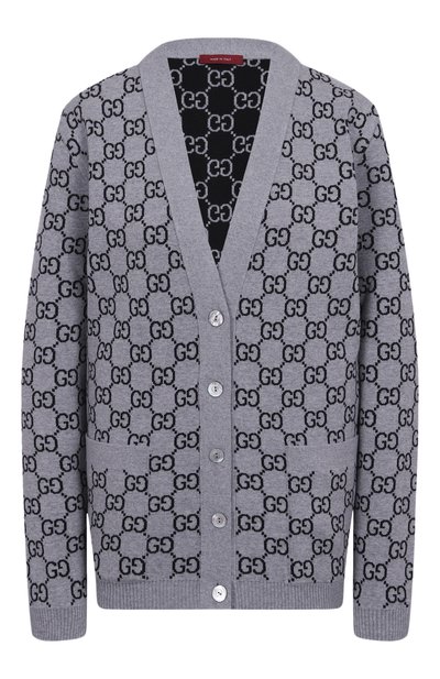 Женский двусторонний шерстяной кардиган GUCCI, арт. 798157/XKEJP