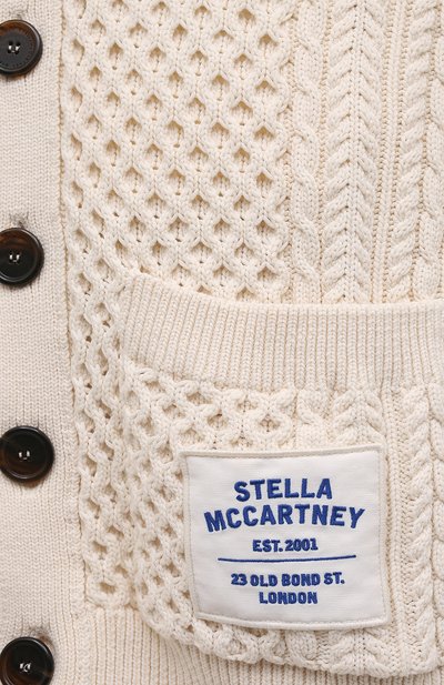 Хлопковый кардиган STELLA MCCARTNEY, арт. 603114/S7226, фото 5
