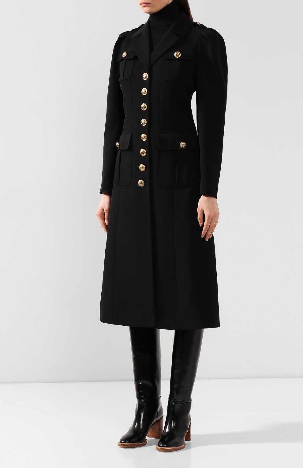 Шерстяное пальто MICHAEL KORS COLLECTION, арт. 501AKN015A, фото 3