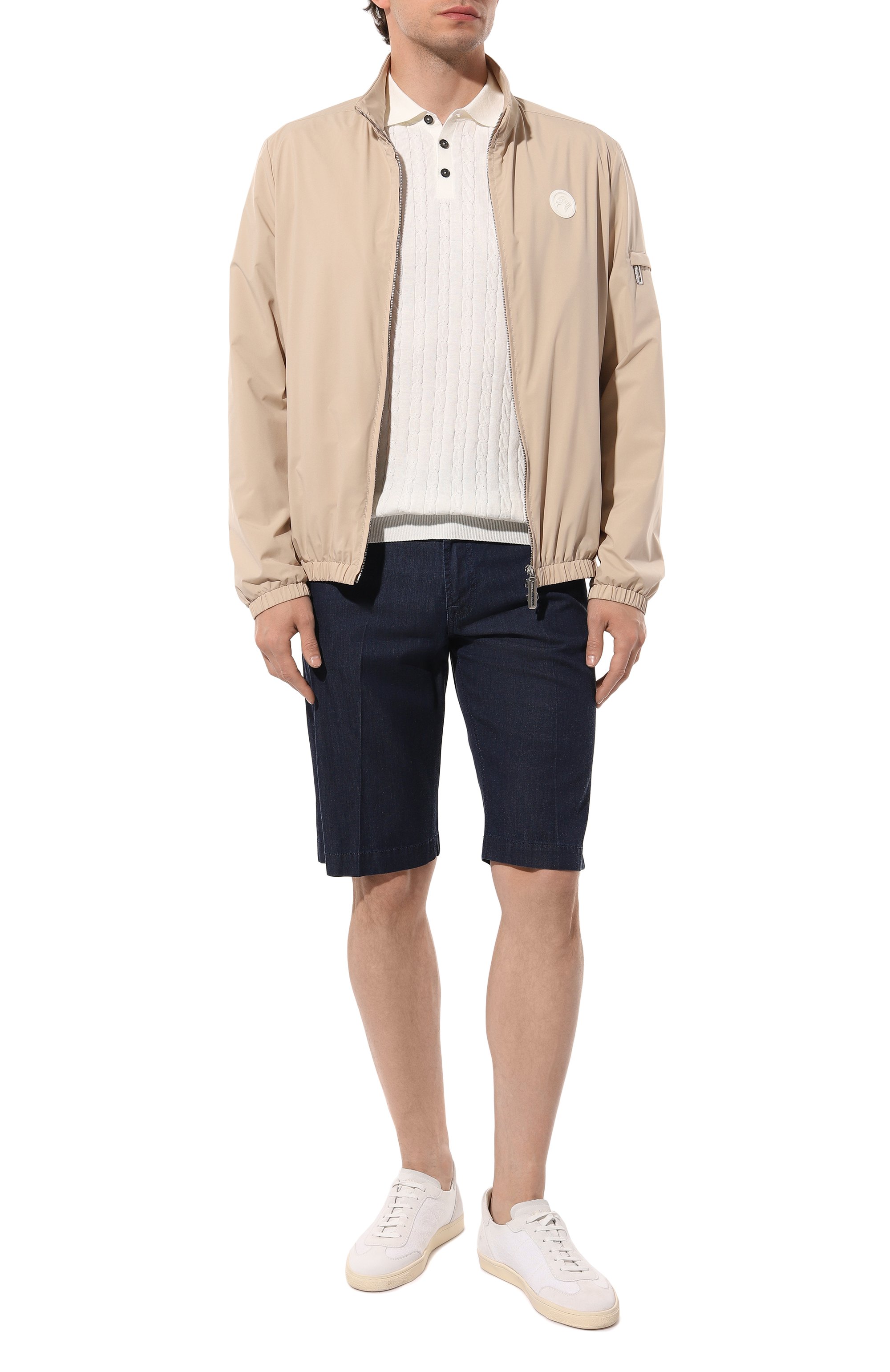 Джинсовые шорты STEFANO RICCI темно-синего цвета по цене 79150 руб., арт. MFT4201261/T77BL, фото 2 Джинсовые шорты STEFANO RICCI, арт. MFT4201261/T77BL, фото 2