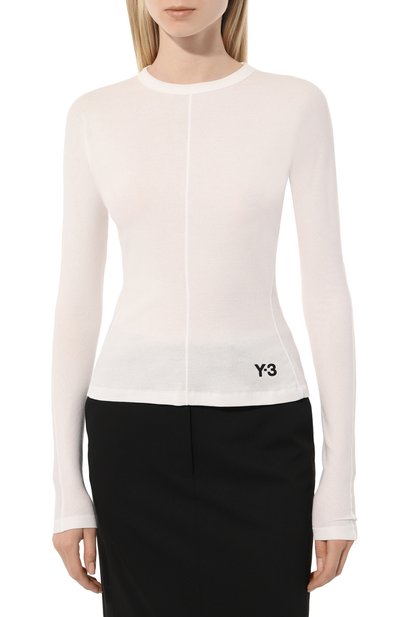 Хлопковый лонгслив Y-3, арт. HY1402, фото 3