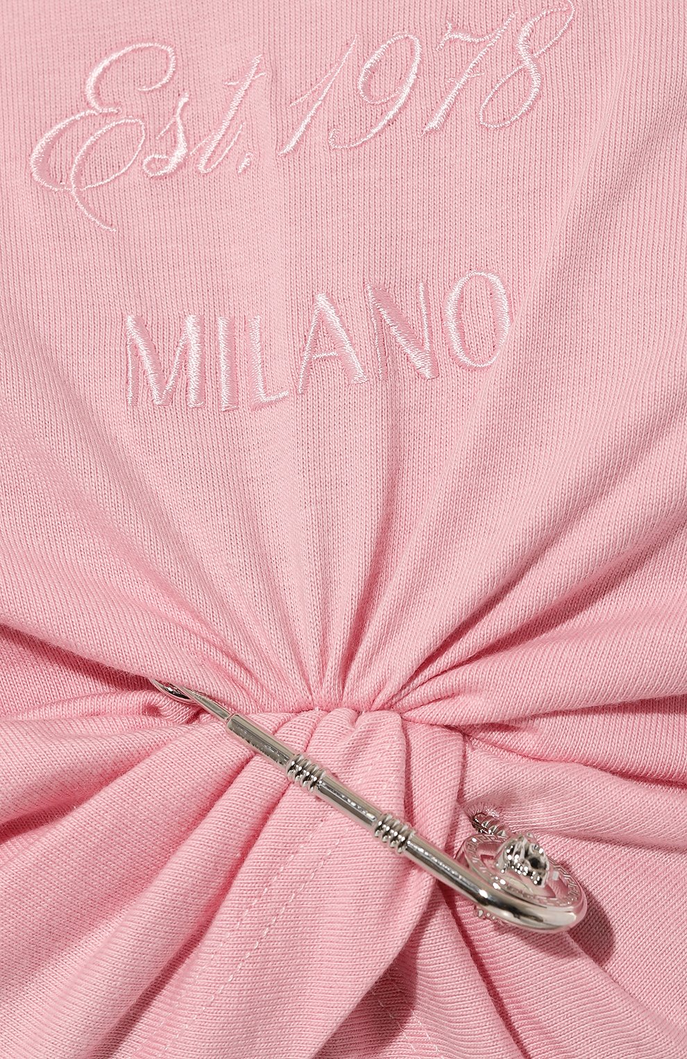 Хлопковая футболка VERSACE, арт. 1013606/1A10140, фото 5