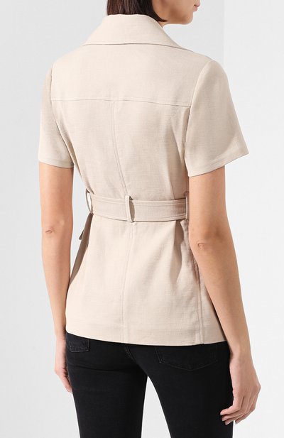 Жакет из смеси льна и хлопка ELEVENTY, арт. A80GIAA04 TES0A028, фото 4