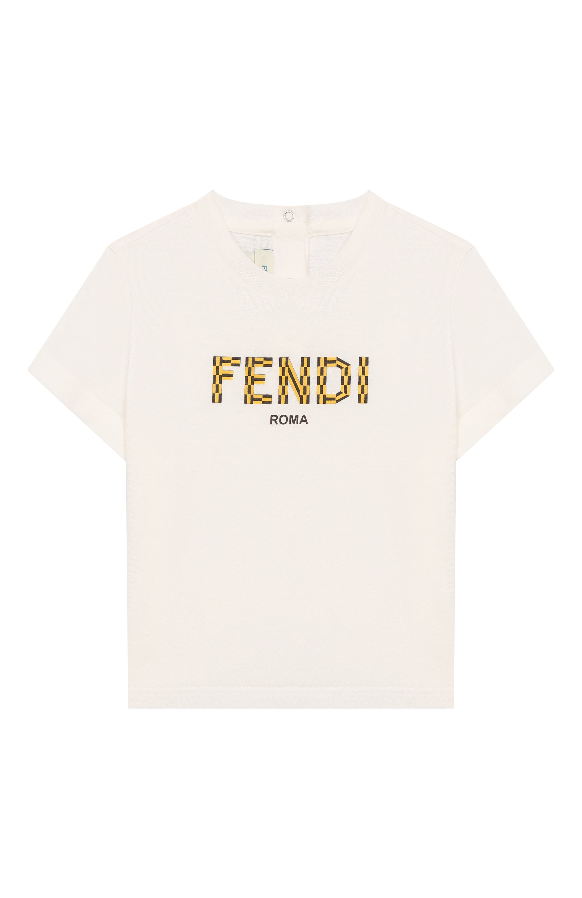 Хлопковая футболка FENDI, арт. BMI249/7AJ, фото 1