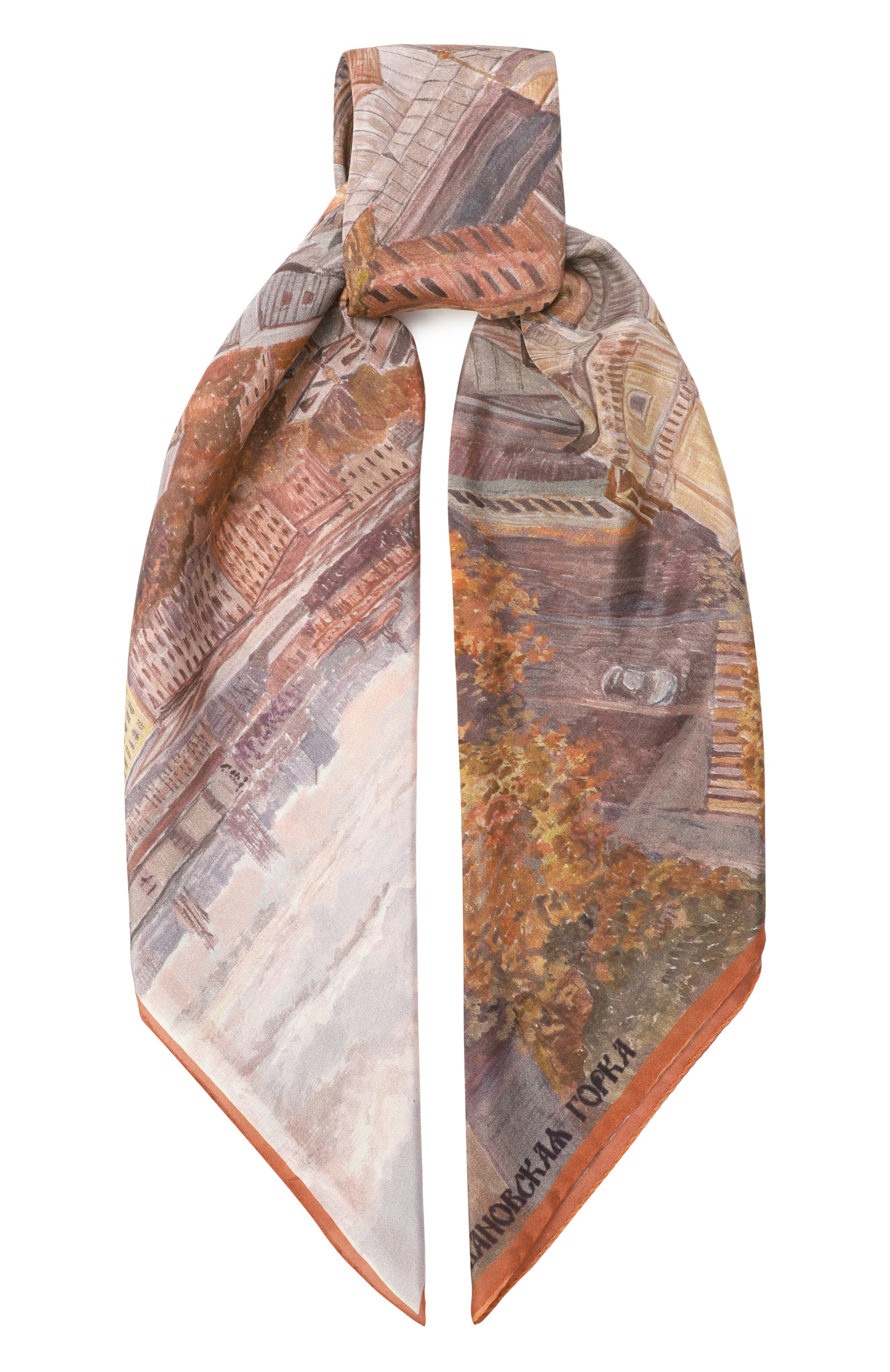 Шелковый платок ивановская горка GOURJI, арт. 91170637/62172, фото 1