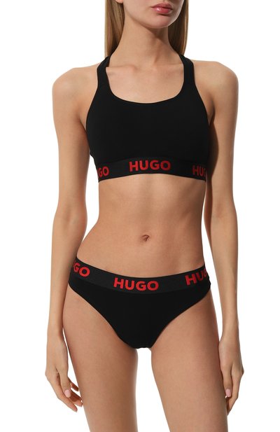Хлопковые трусы-стринги HUGO, арт. 50469651, фото 2