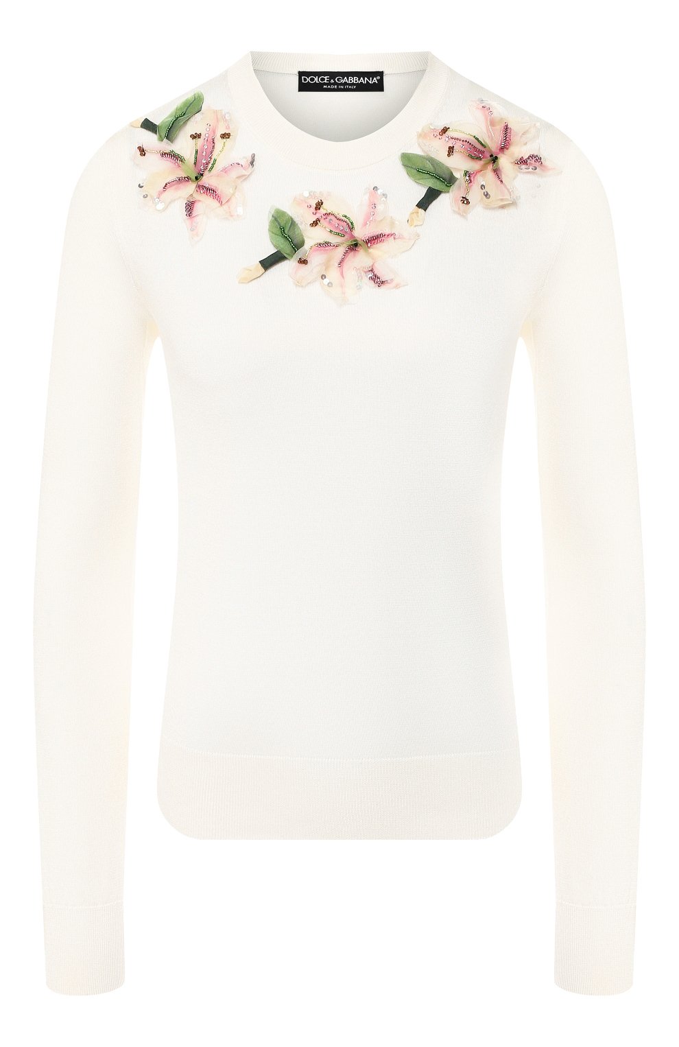 Шелковый пуловер DOLCE & GABBANA, арт. FX151Z/JASHE, фото 1