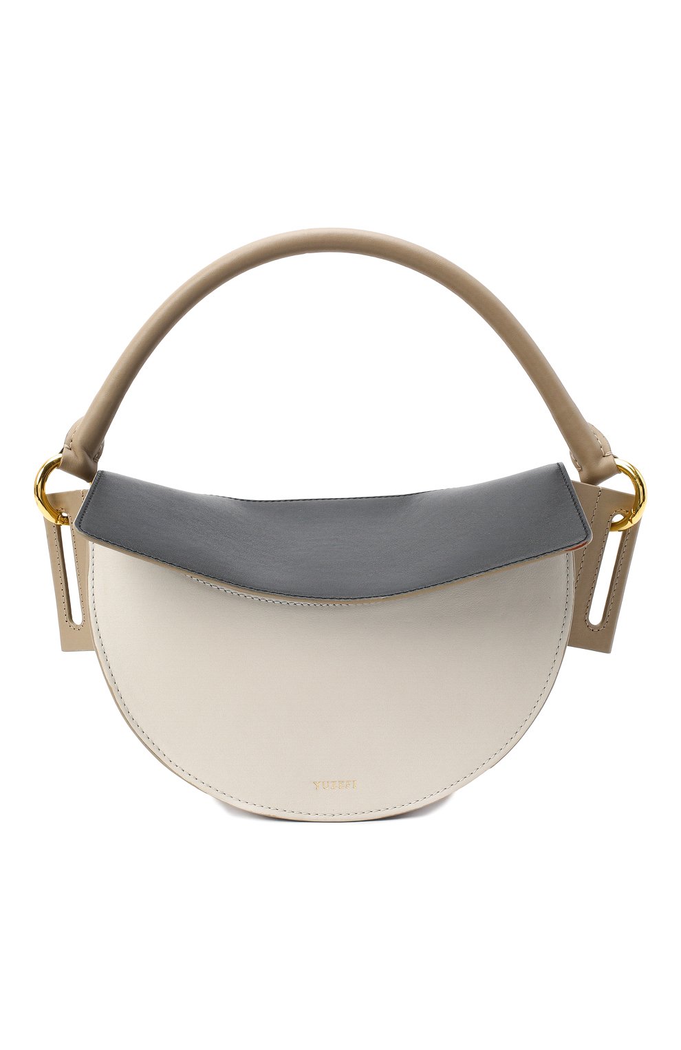 Сумка dip YUZEFI белого цвета по цене 79500 руб., арт. YUZPF20-DI-02, фото 1 Сумка dip YUZEFI, арт. YUZPF20-DI-02, фото 1