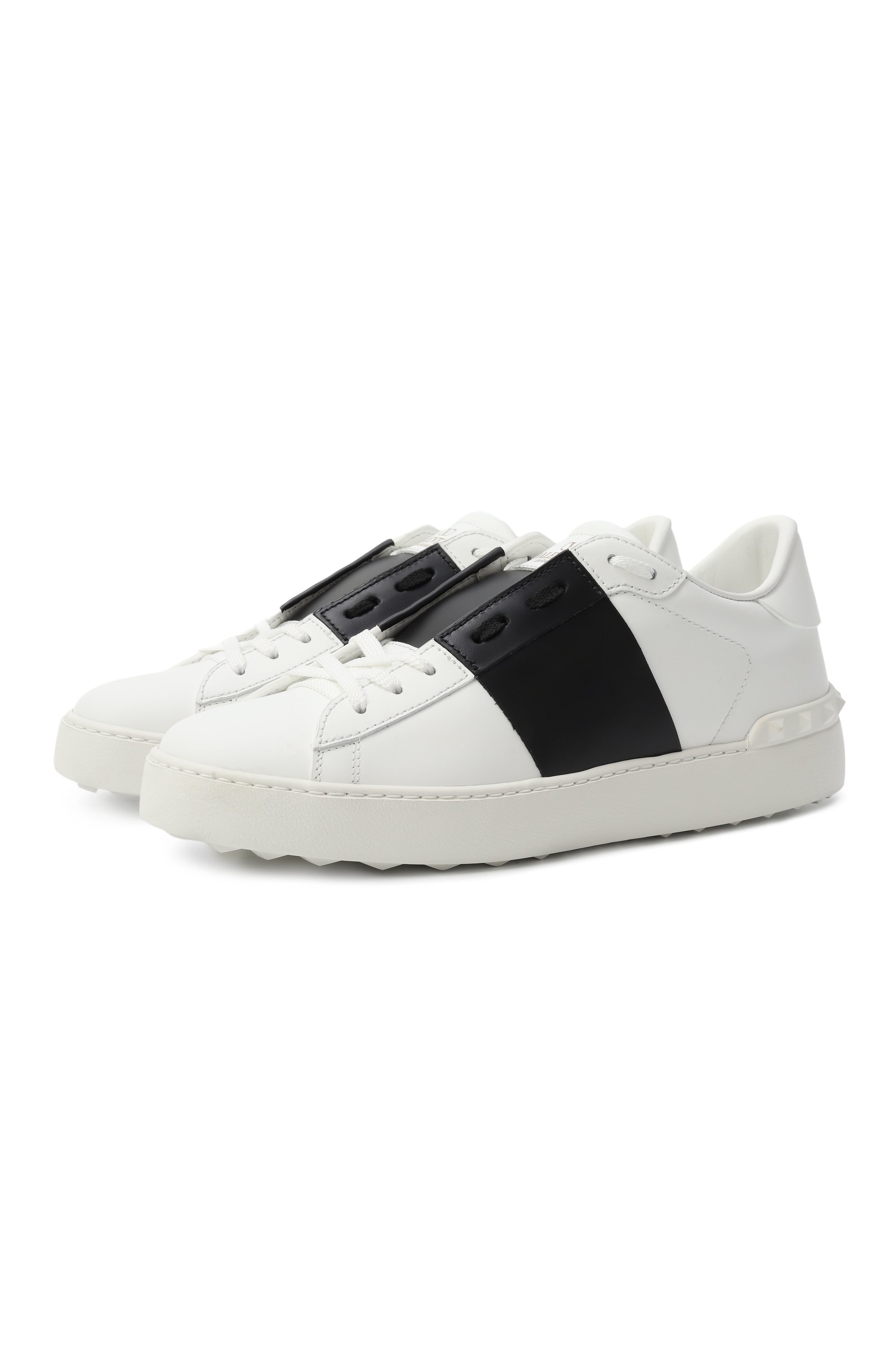 Кожаные кеды open VALENTINO, арт. 6W2S0781/BLU, фото 1