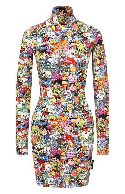 Женское платье с принтом VETEMENTS, арт. SS20DR295 2613/W/VETEM0NSTER PRINT