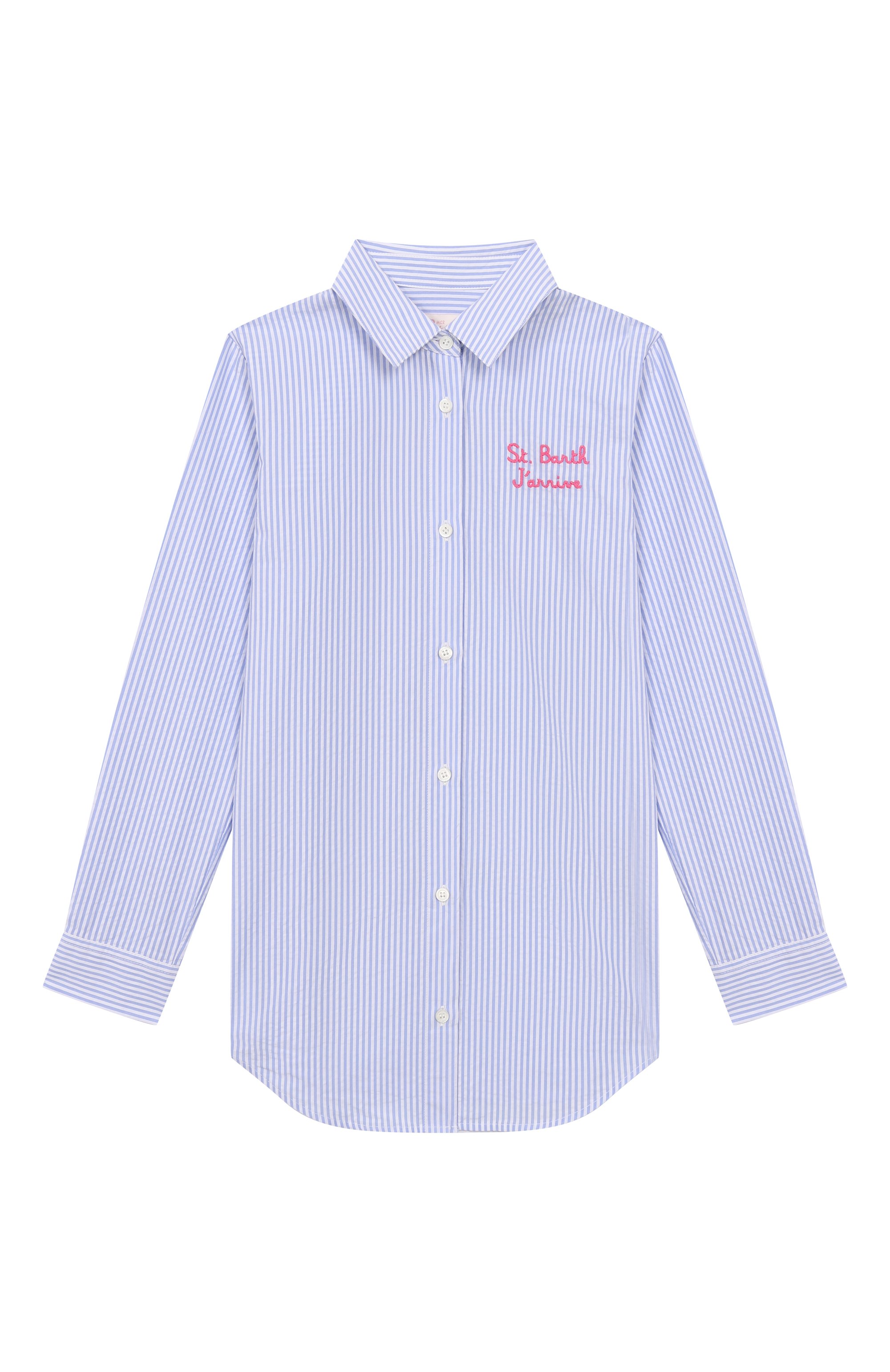 Хлопковая рубашка MC2 SAINT BARTH, арт. STBK MINI BRIGITTE EMBRY/04331H, фото 1