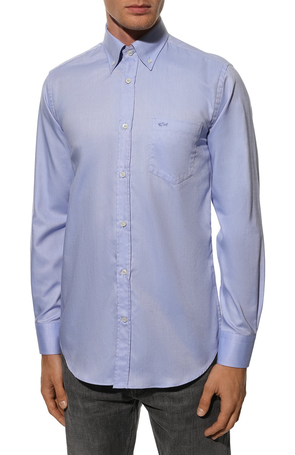 Хлопковая рубашка PAUL&SHARK, арт. I19P3221/0UTLET AW22-23, фото 3