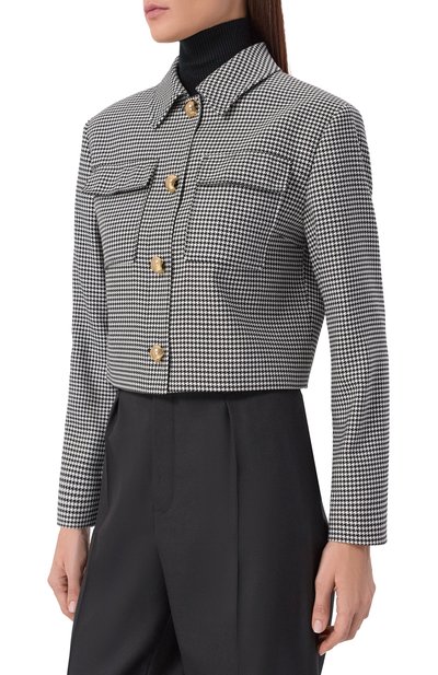 Жакет HUGO черно-белого цвета по цене 43450 руб., арт. 50555746, фото 3 Жакет HUGO, арт. 50555746, фото 3