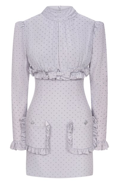 Женское шелковое платье ALESSANDRA RICH, арт. FABX4302/F4686