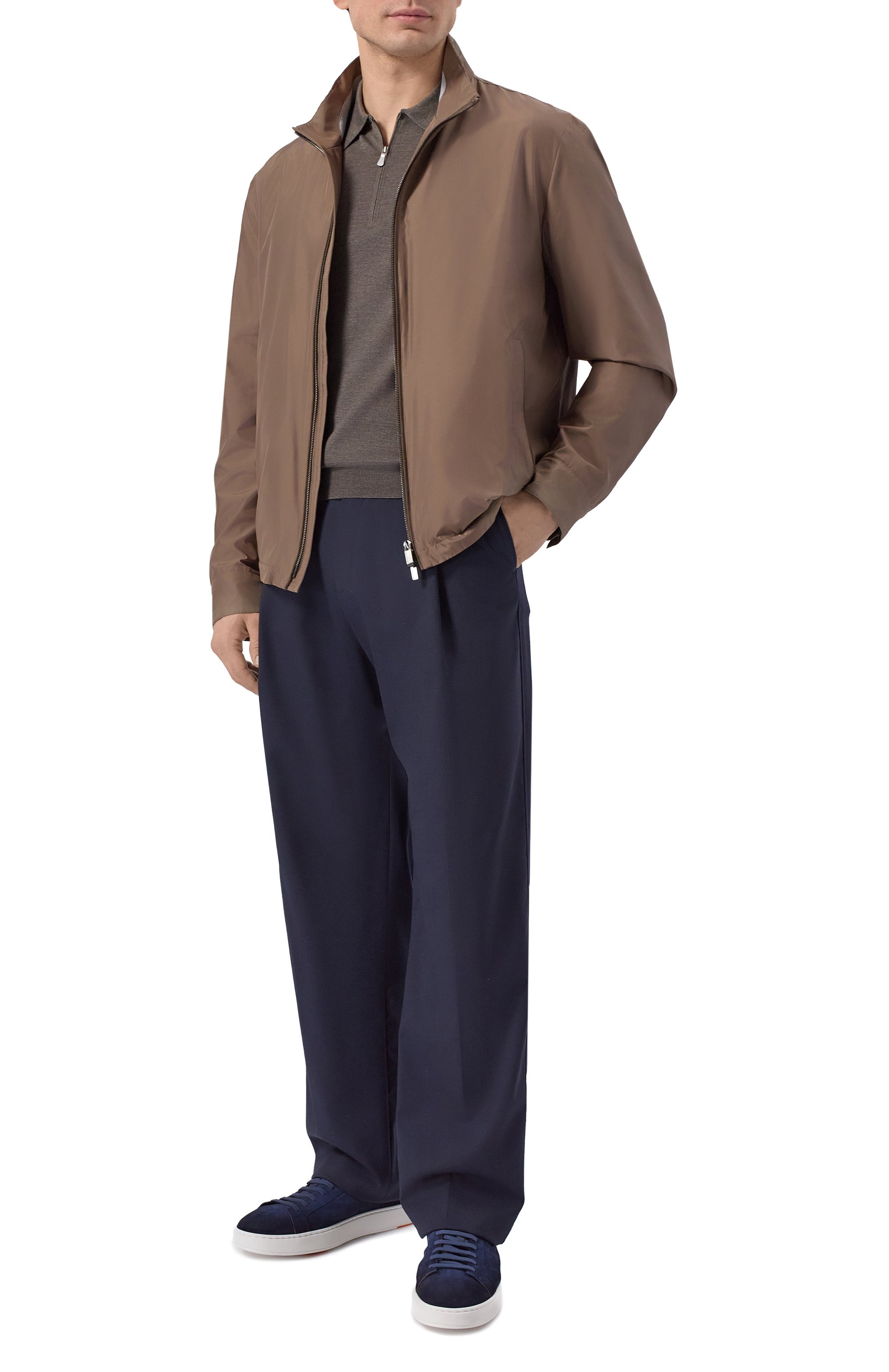 Поло из шелка и хлопка GRAN SASSO, арт. 43166/16290, фото 2