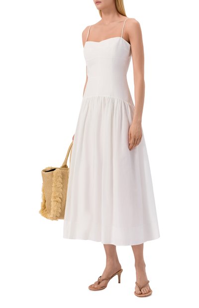 Платье из хлопка и шелка 12 STOREEZ, арт. 137520, фото 2