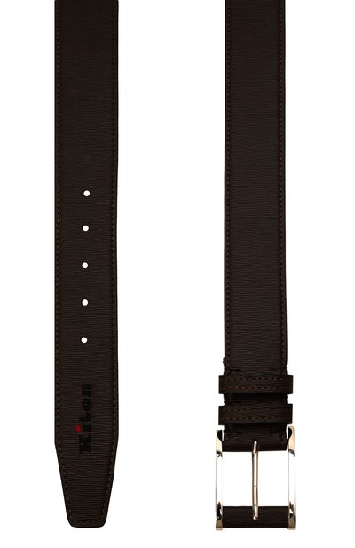 Кожаный ремень KITON, арт. USC7140N00709, фото 3