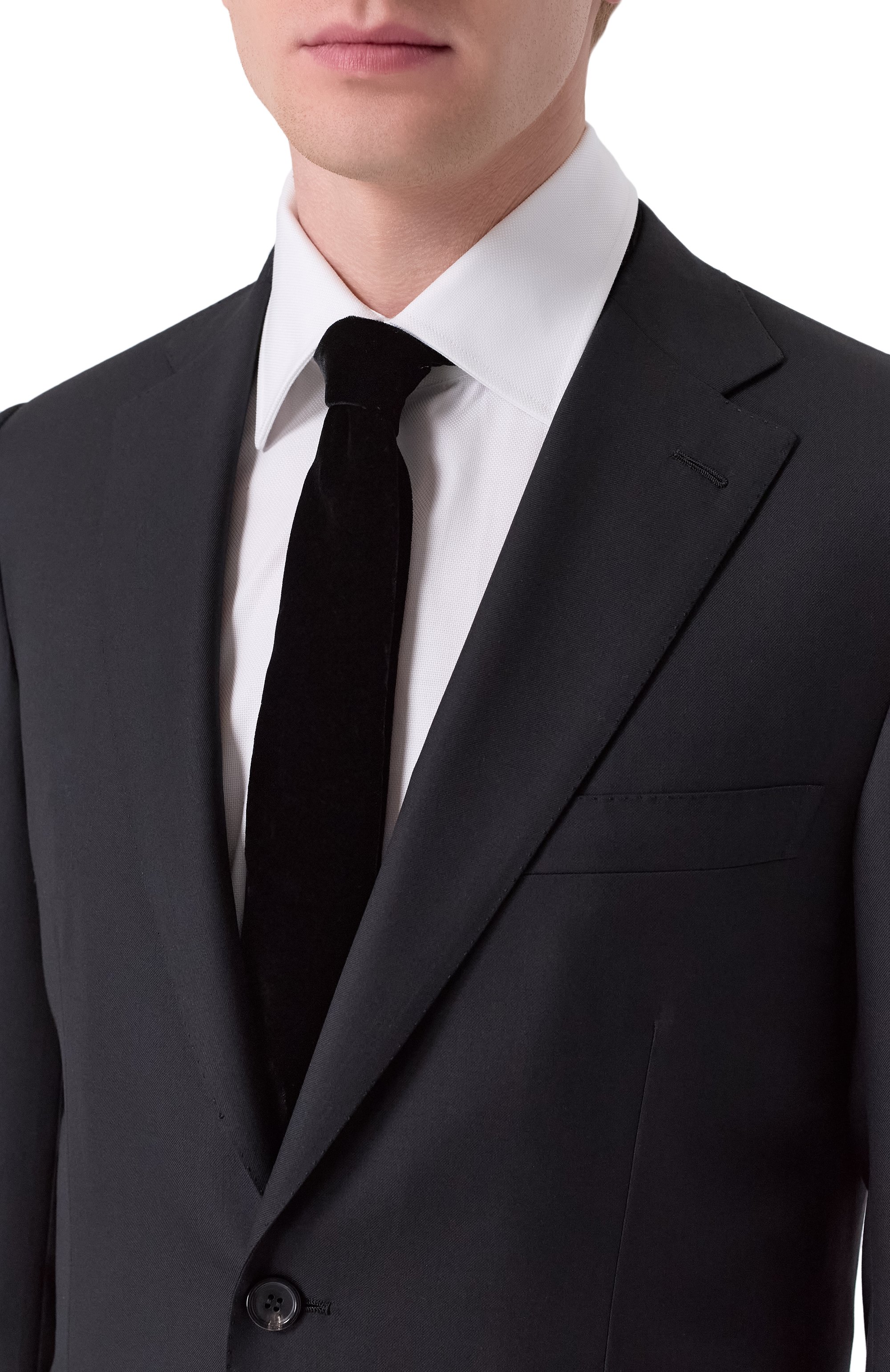 Бархатный галстук EMPORIO ARMANI, арт. EM001344/TE18308, фото 2