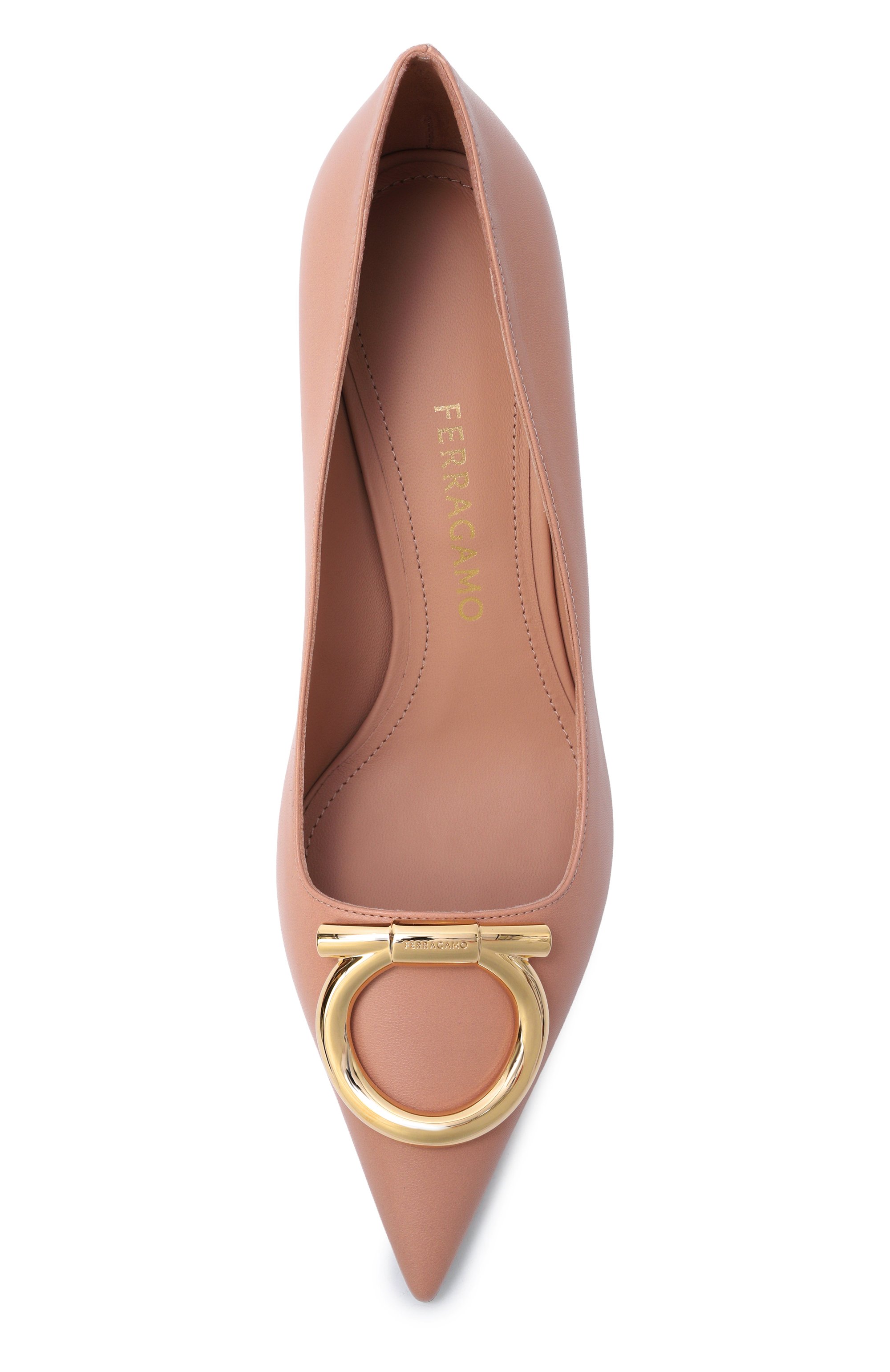 Кожаные туфли lara 70 FERRAGAMO, арт. 01K468/784, фото 6