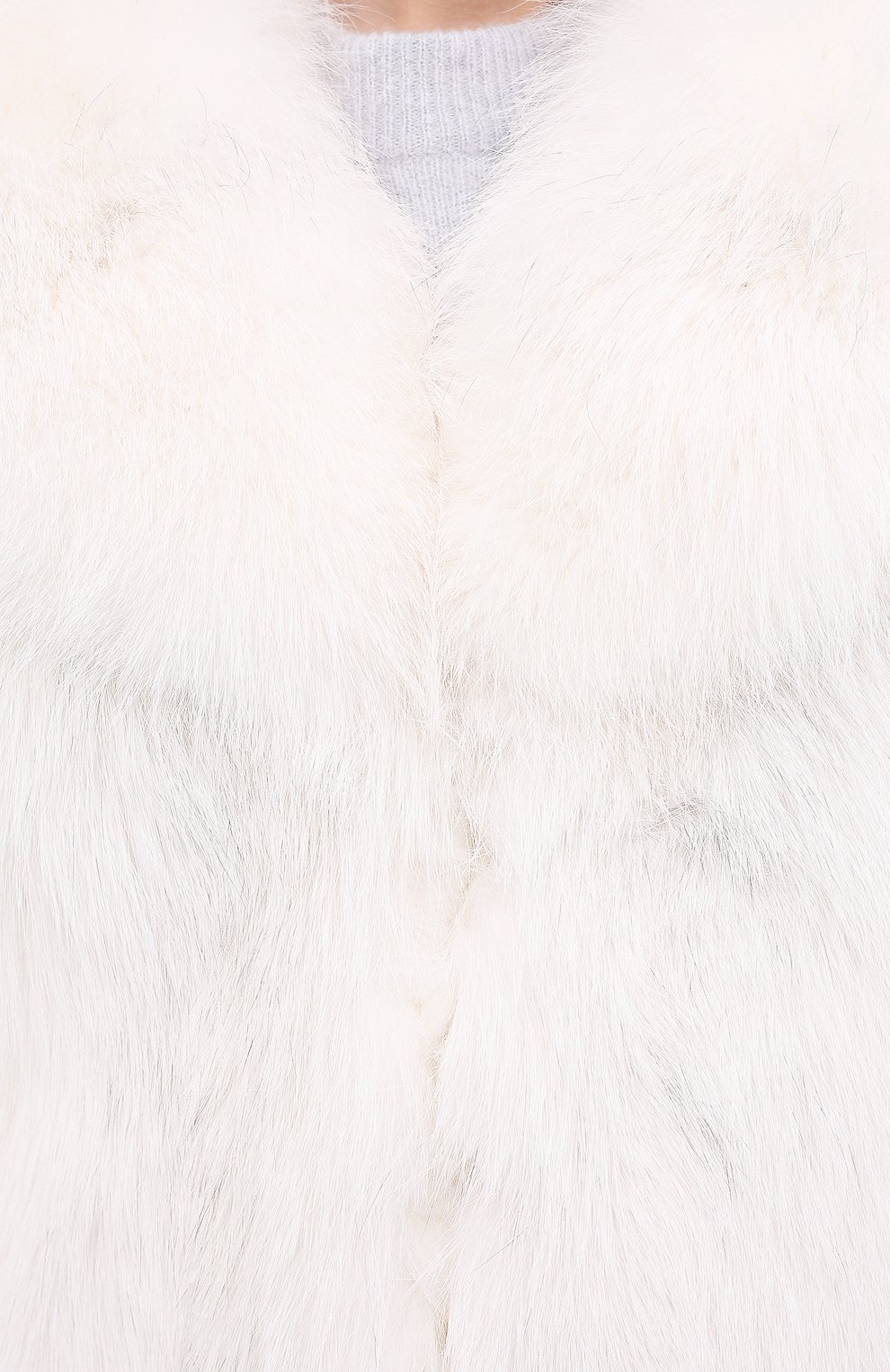Шуба из меха песца с карманами VALENTINO, арт. QF3FA565FTF, фото 5