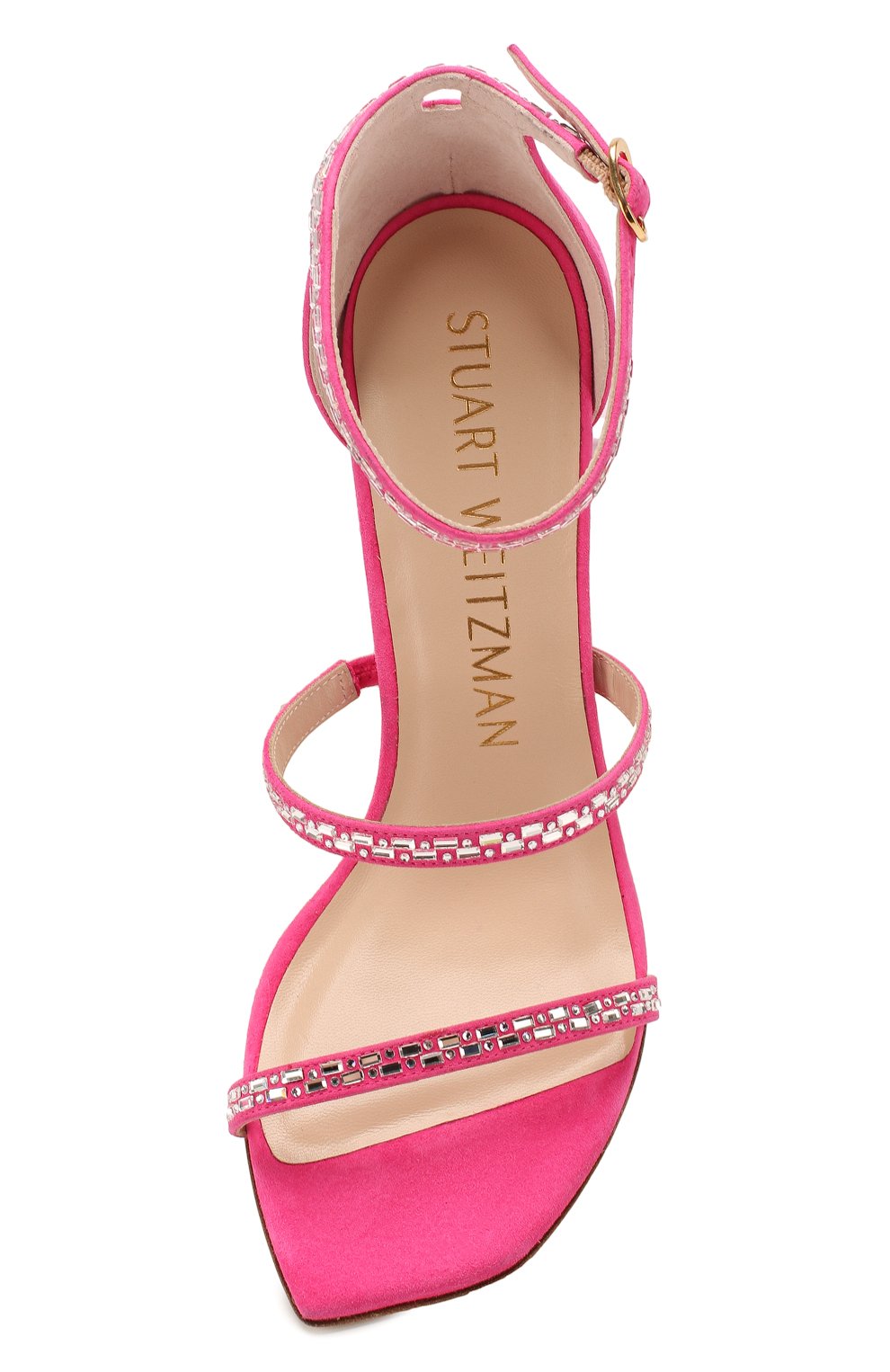 Замшевые босоножки STUART WEITZMAN, арт. S6155, фото 5