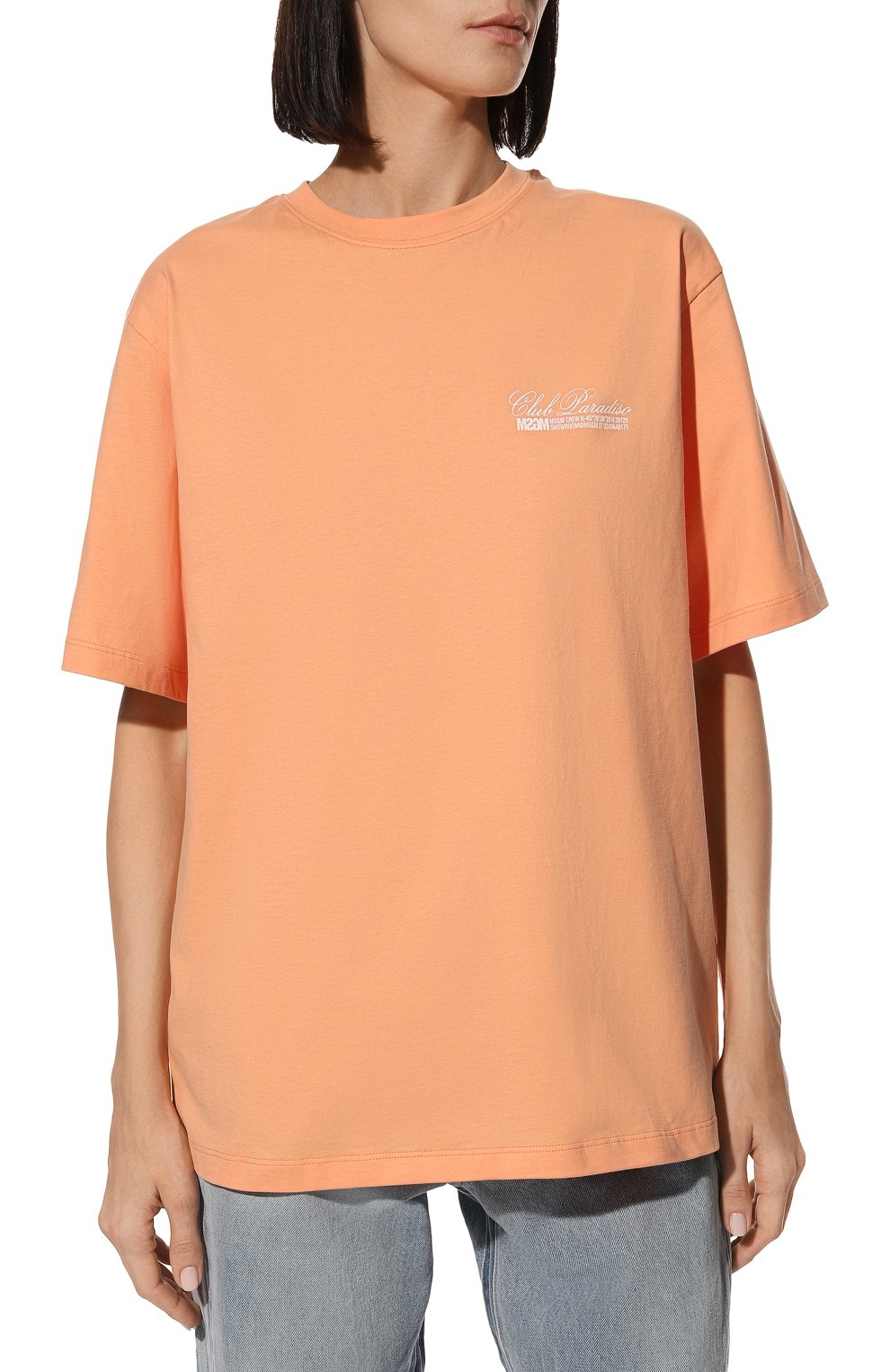 Хлопковая футболка MSGM, арт. 3441MDM108 237002, фото 3