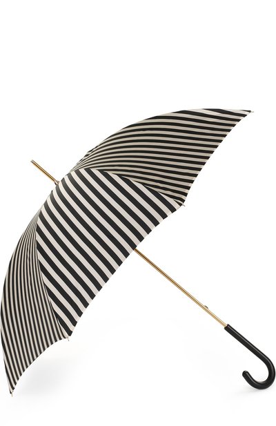 Зонт-трость PASOTTI OMBRELLI, арт. 189/RAS0 PLATINTEX/34 NER0/PELLE, фото 2