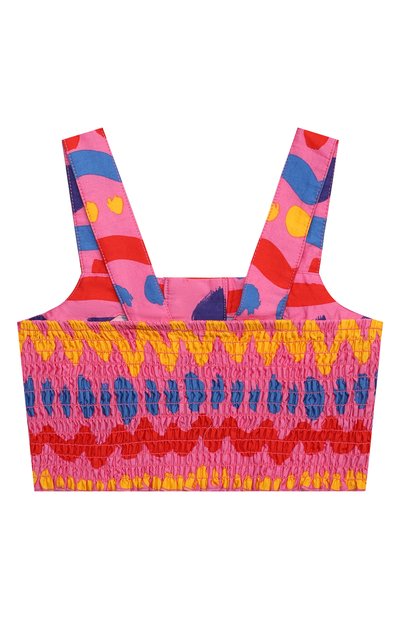 Хлопковый топ STELLA MCCARTNEY, арт. 8Q5AD2, фото 2