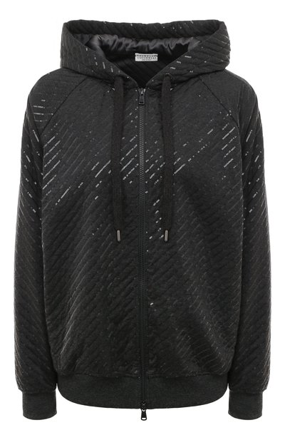 Женский хлопковая толстовка BRUNELLO CUCINELLI, арт. M0A45SR306
