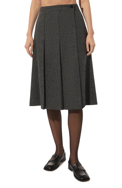 Шерстяная юбка GUCCI, арт. 633219 ZAFHC, фото 3