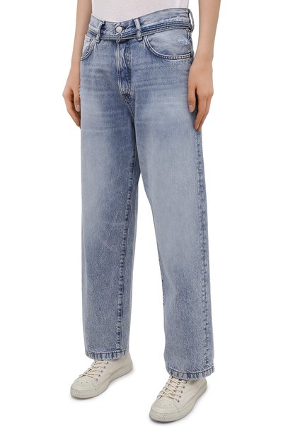 Джинсы ACNE STUDIOS голубого цвета по цене 45600 руб., арт. C00025/W, фото 3 Джинсы ACNE STUDIOS, арт. C00025/W, фото 3
