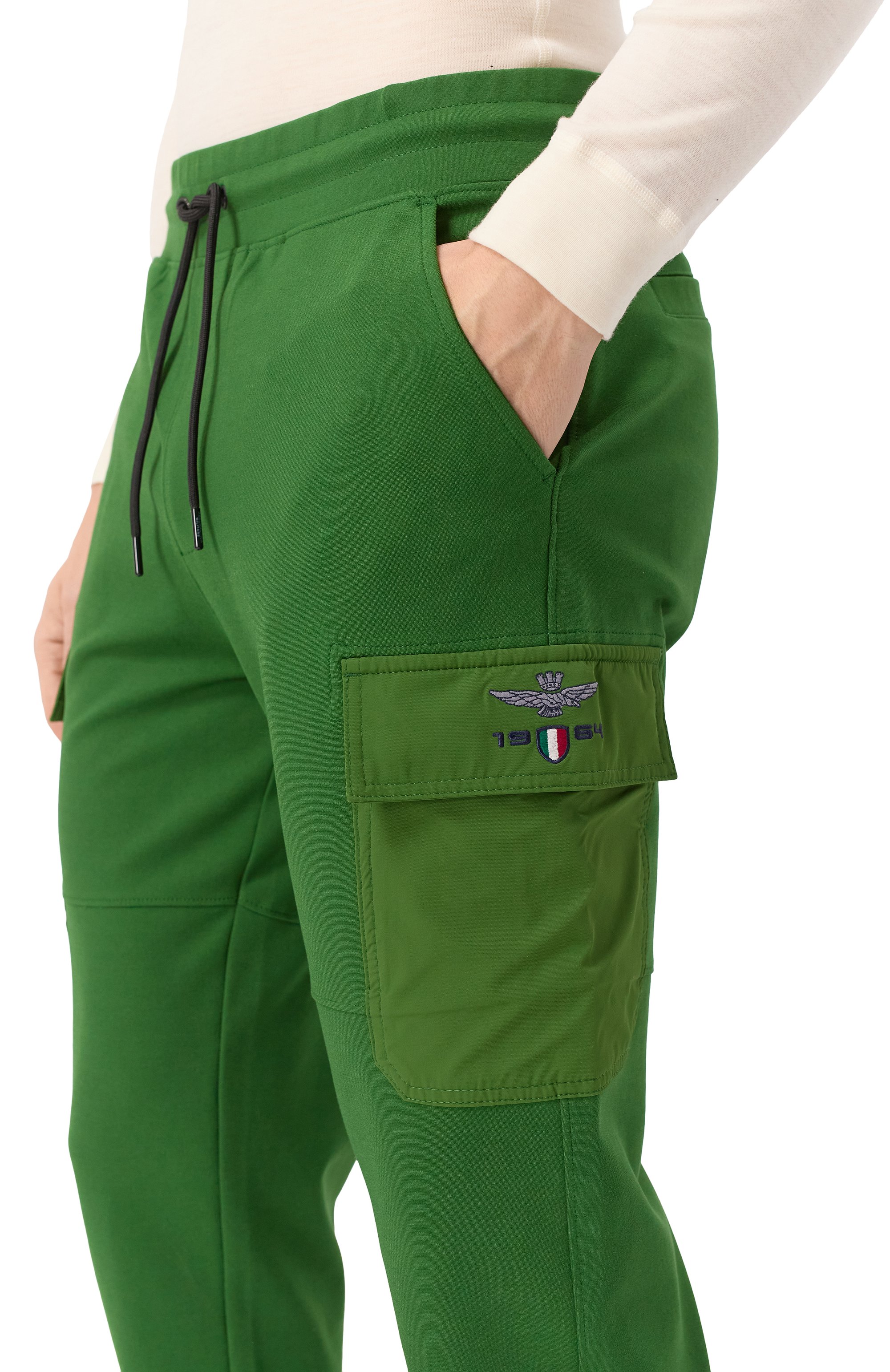 Джоггеры из вискозы AERONAUTICA MILITARE, арт. PF964F559, фото 5