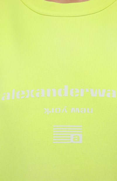 Хлопковый свитшот ALEXANDER WANG, арт. UCC3211446, фото 5