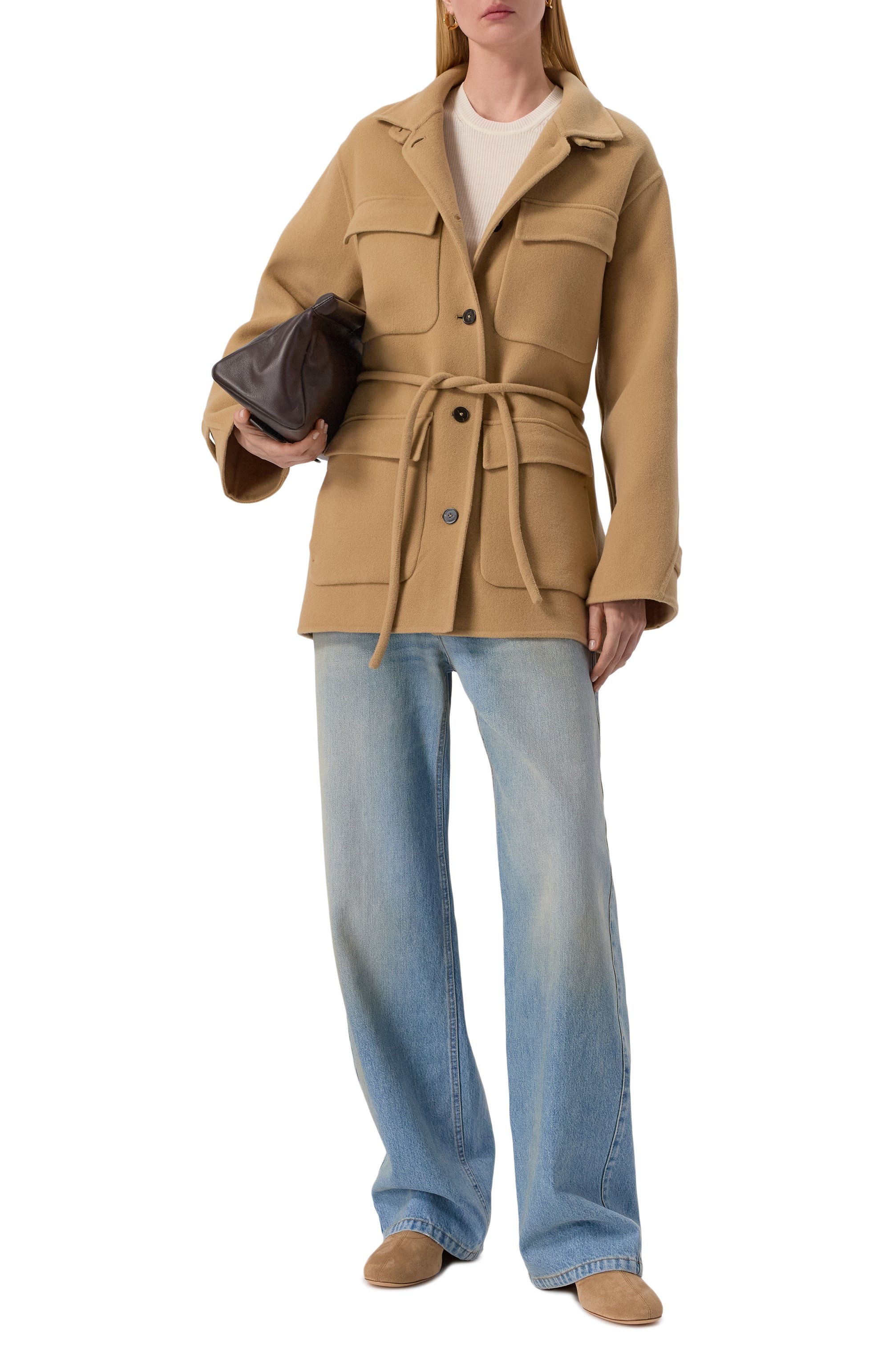 Шерстяное полупальто CLOSED, арт. C97618-65T-22, фото 2