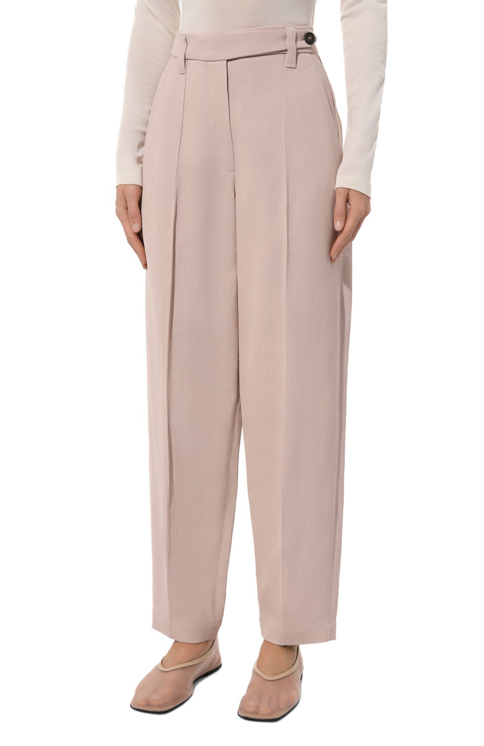 Брюки из вискозы и льна BRUNELLO CUCINELLI, арт. MH579B1297, фото 3