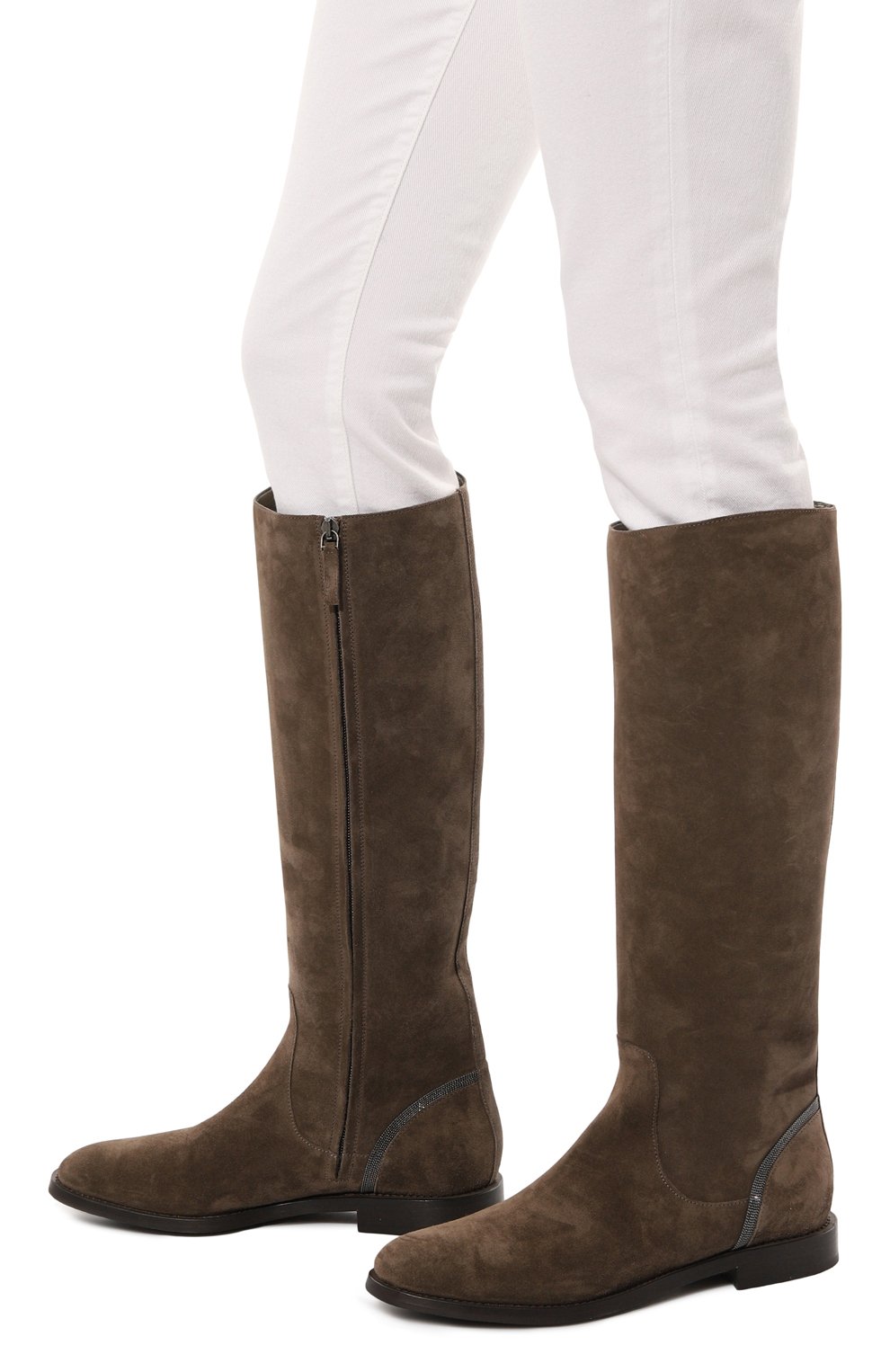 Замшевые сапоги BRUNELLO CUCINELLI, арт. MZSFC2606, фото 3