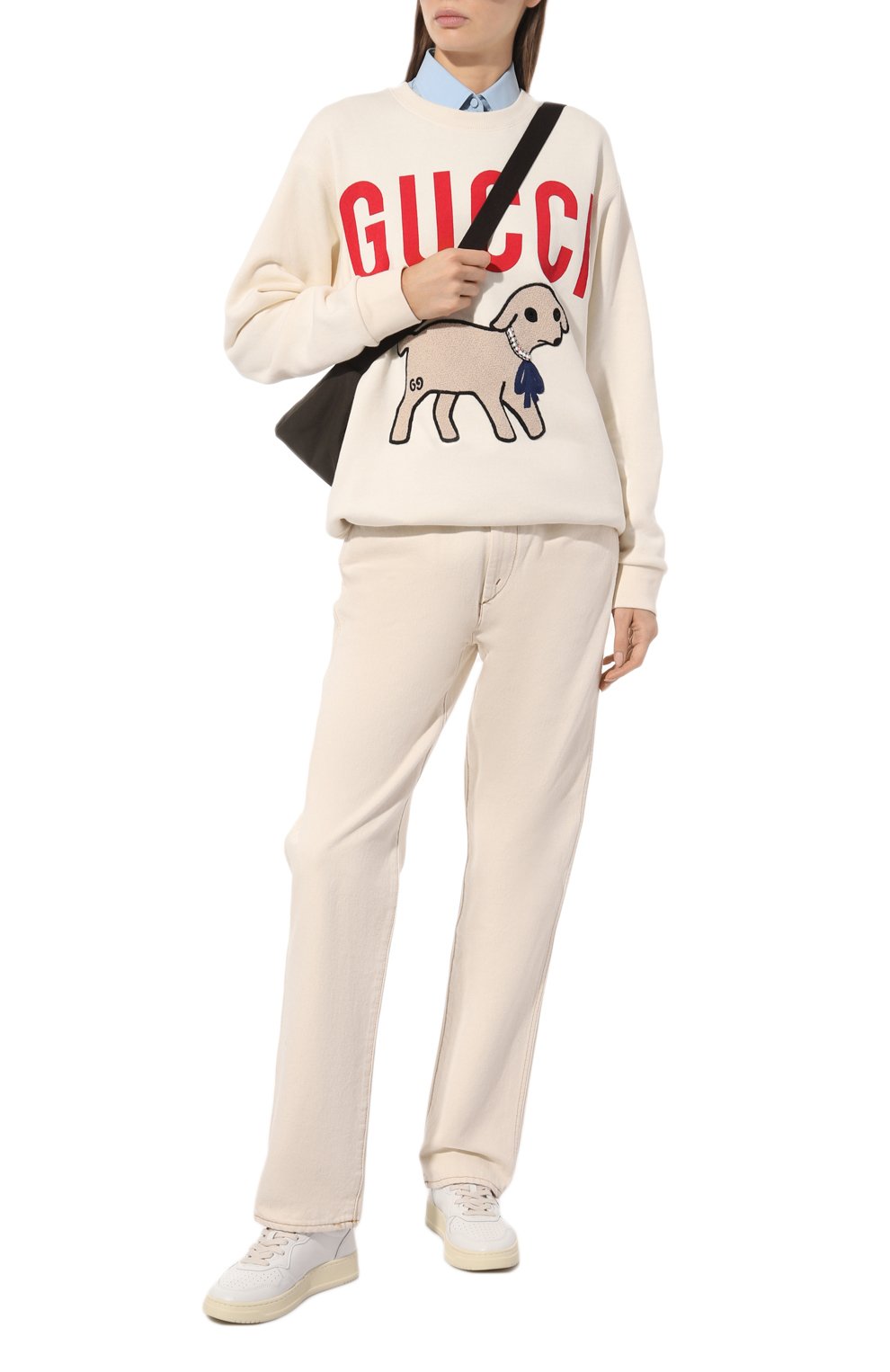 Хлопковый свитшот GUCCI, арт. 469250 XJBUE, фото 2