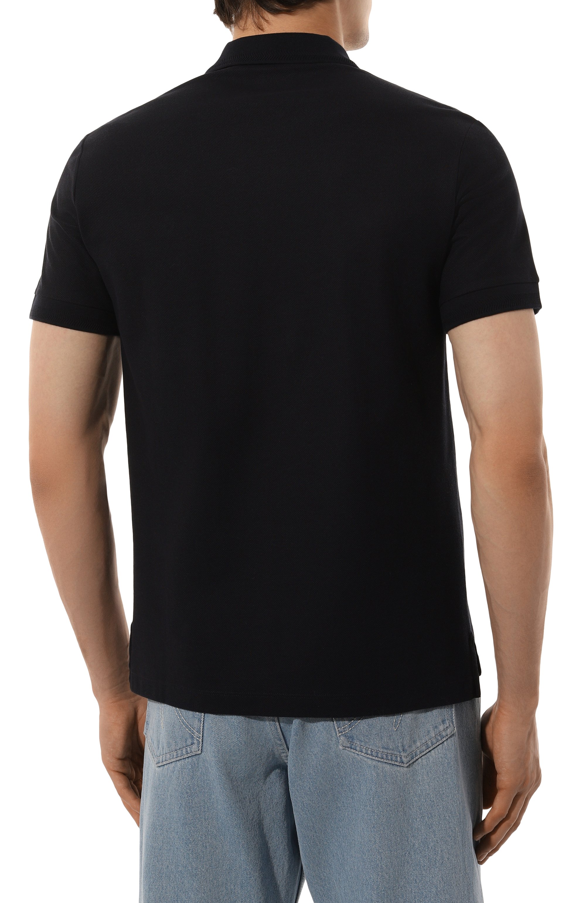 Хлопковое поло BURBERRY, арт. 8055227, фото 4