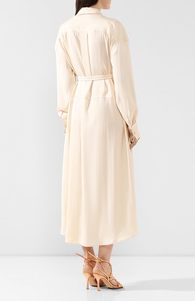 Платье из смеси вискозы и шелка JACQUEMUS, арт. 193DR07/18130, фото 4