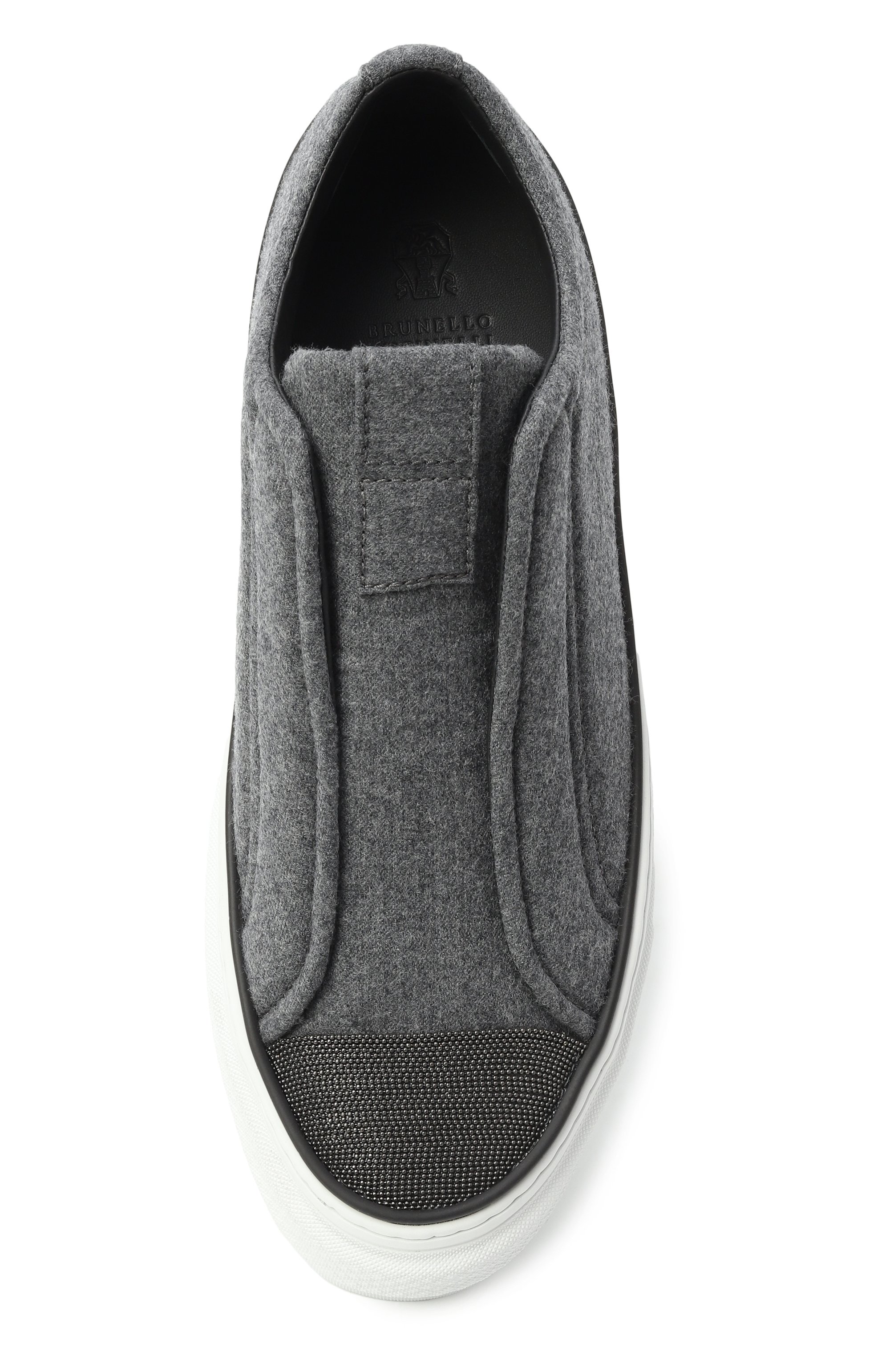 Текстильные кеды BRUNELLO CUCINELLI, арт. MZ26G3026P, фото 6