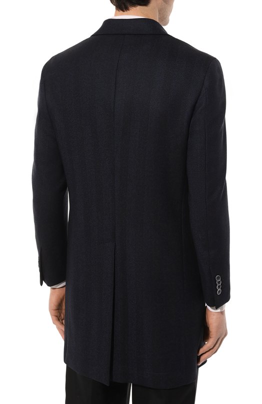 Шерстяное пальто Nuti and Co Синий, фото 4